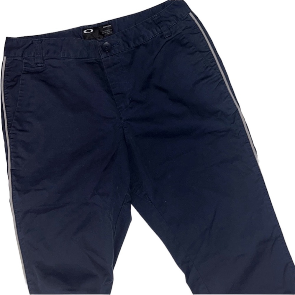 Oakley blue athletic track pants| Size S